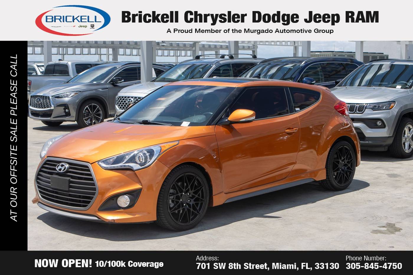 2016 Hyundai Veloster Turbo — Hatchback — 61,764 mi — Miami, FL