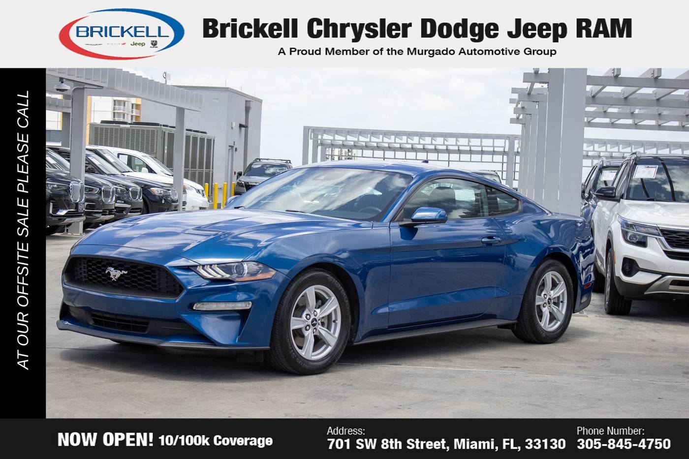 2022 Ford Mustang EcoBoost — Coupe — 33,799 mi — Miami, FL