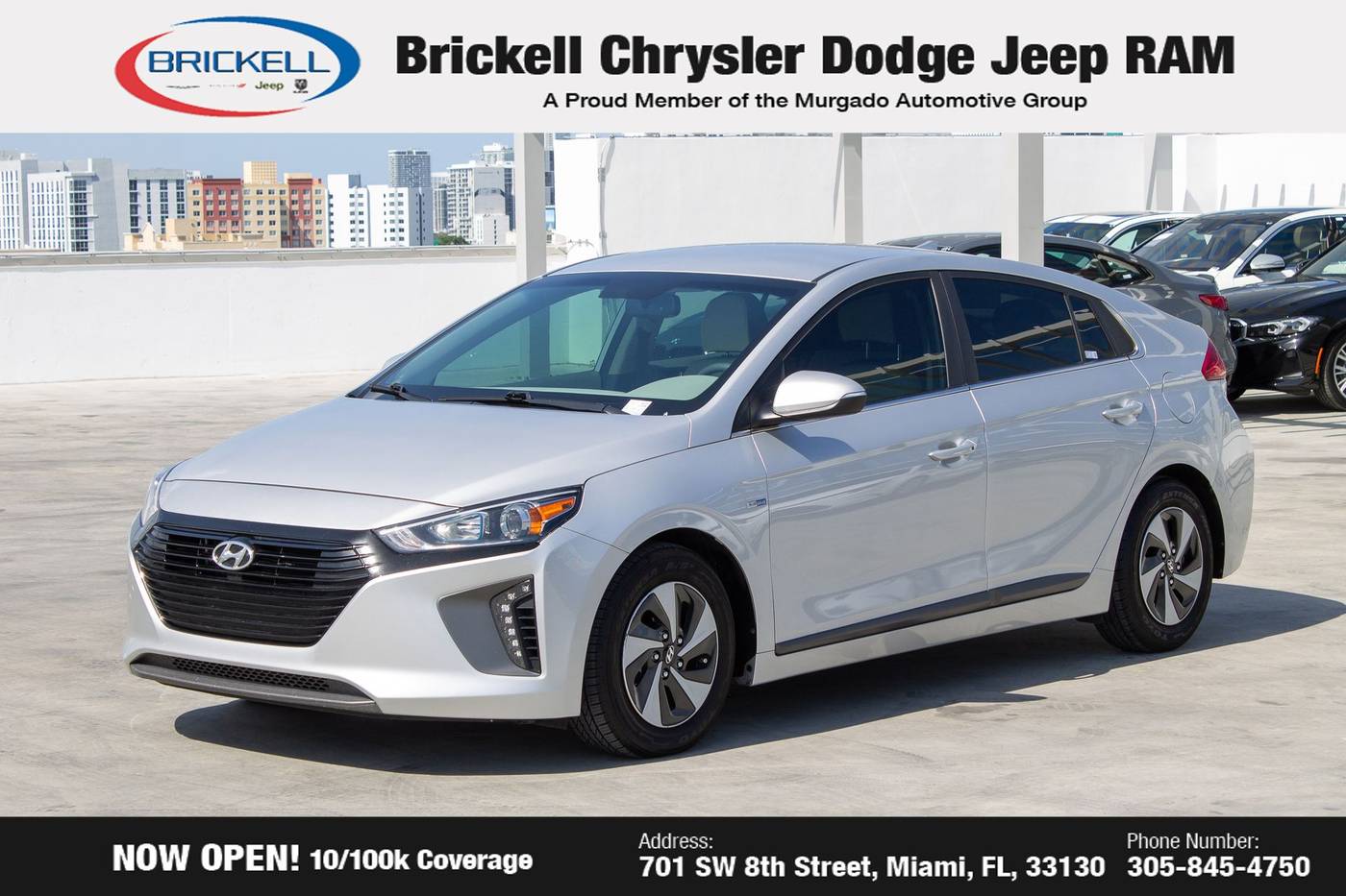 2017 Hyundai Ioniq Hybrid SEL — Hatchback — 95,511 mi — Miami, FL