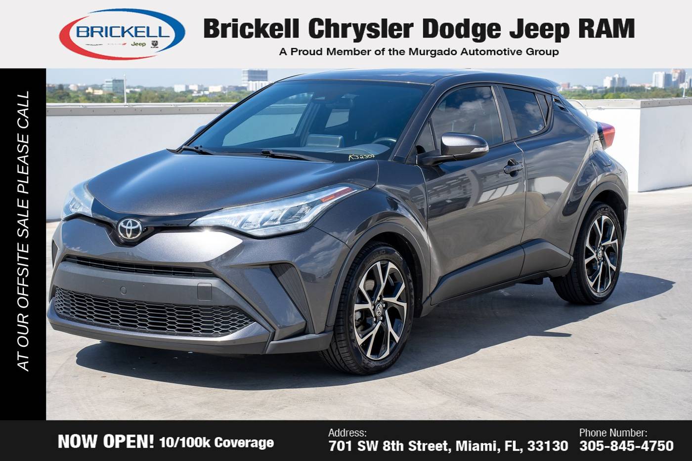 2021 Toyota C-HR XLE — SUV — 80,719 mi — Miami, FL