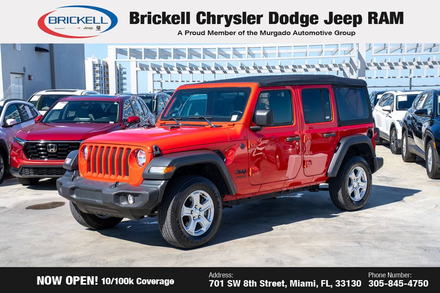 2022 Jeep Wrangler Sport S — SUV — 48,894 mi — Miami, FL
