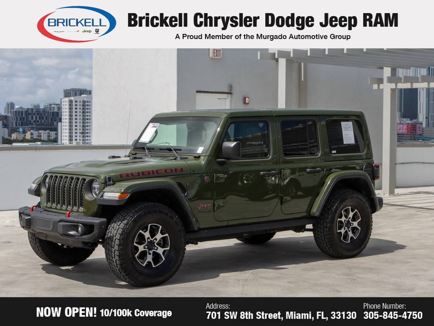 2021 Jeep Wrangler Rubicon — SUV — 54,929 mi — Miami, FL