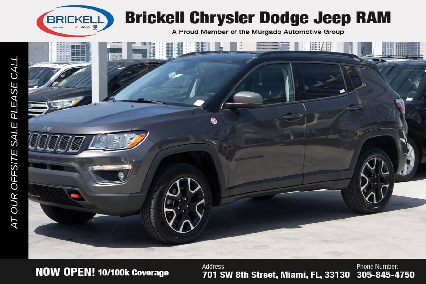 2021 Jeep Compass Trailhawk — SUV — 67,113 mi — Miami, FL