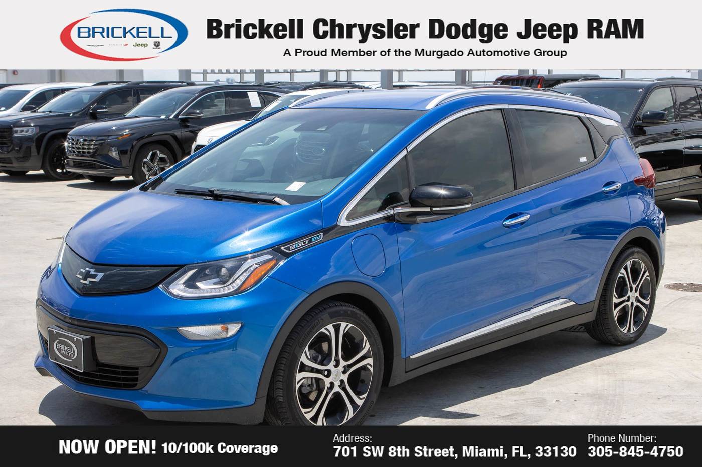 2019 Chevrolet Bolt EV Premier — Hatchback — 47,840 mi — Miami, FL