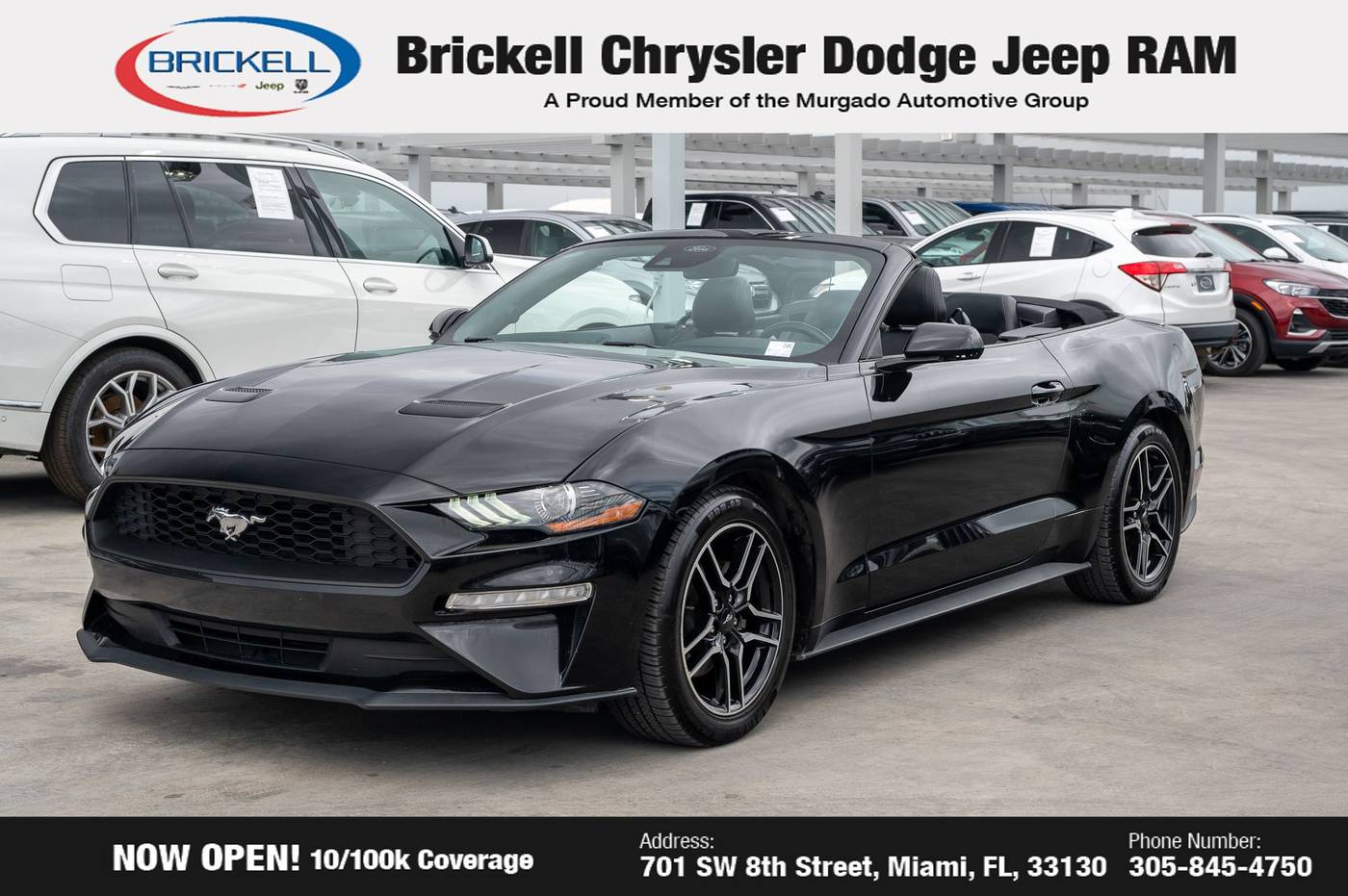 2022 Ford Mustang EcoBoost Premium — Convertible — 66,403 mi — Miami, FL