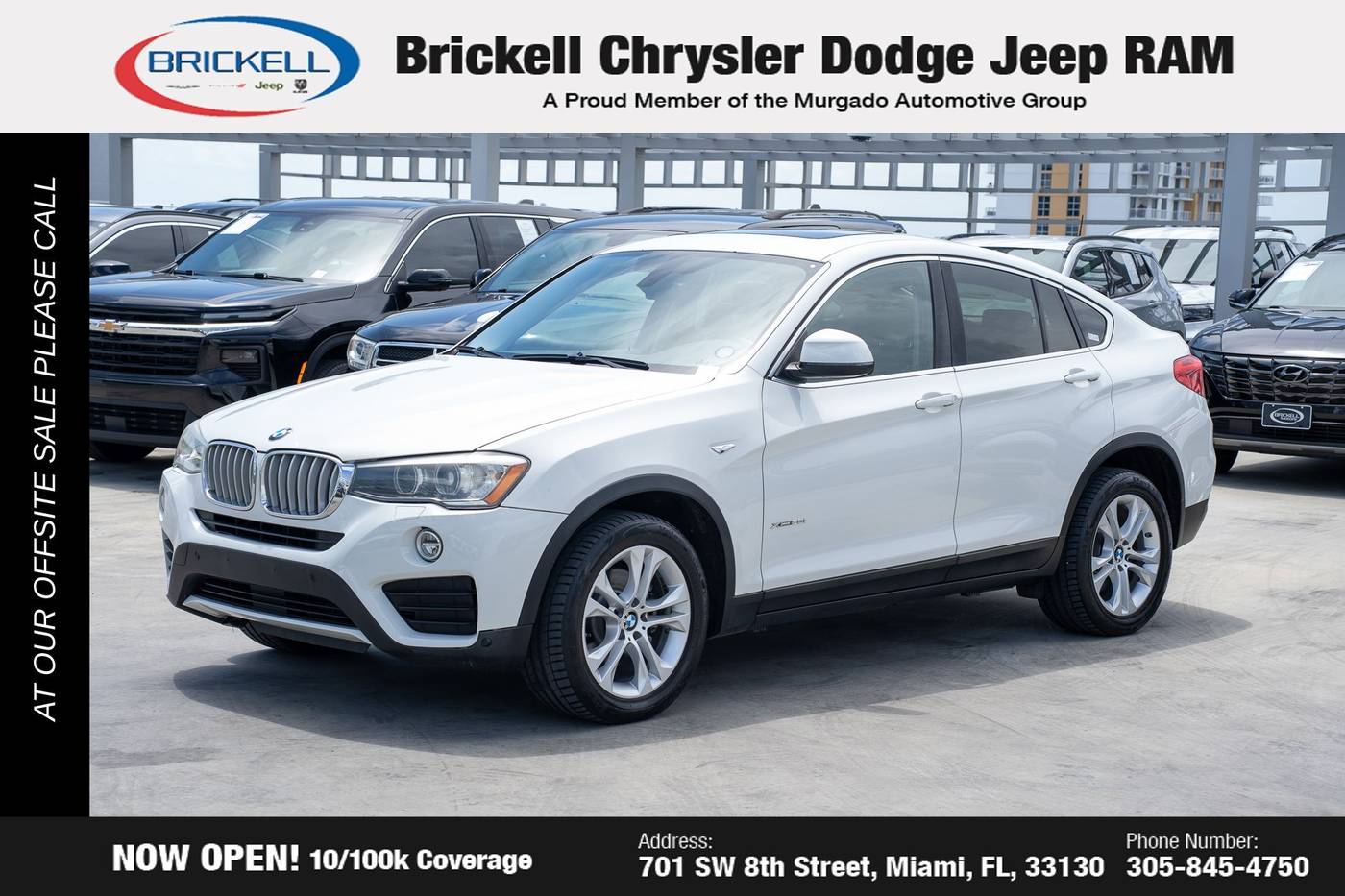 2016 BMW X4 28i — SUV — 100,885 mi — Miami, FL