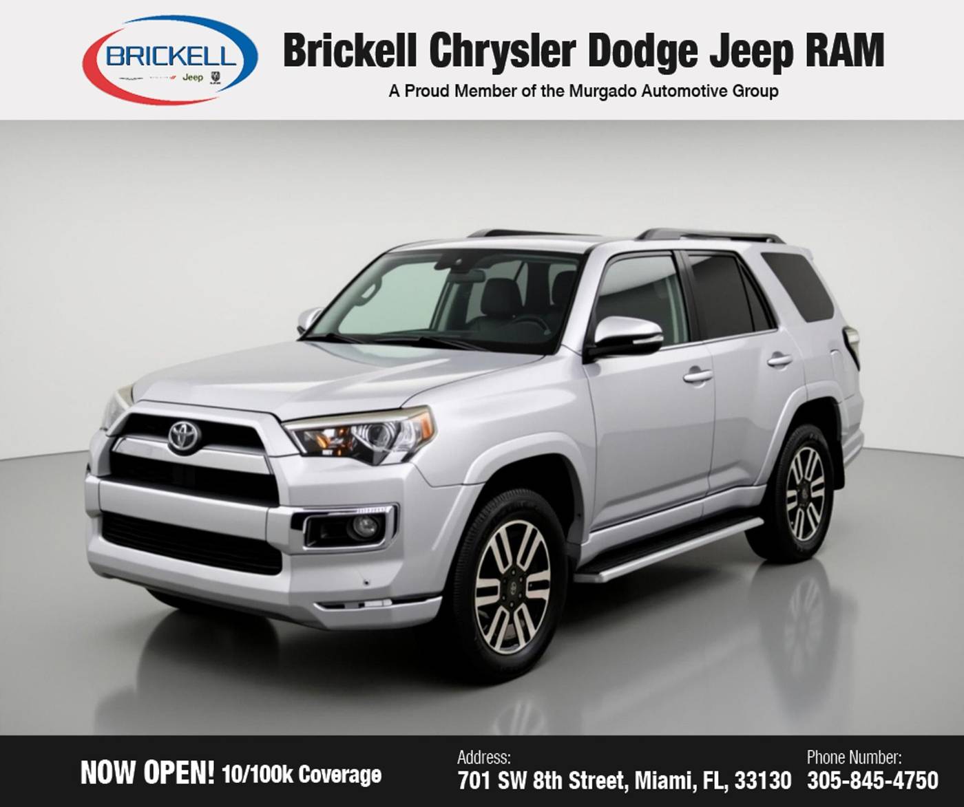 2015 Toyota 4Runner Limited — SUV — 113,410 mi — Miami, FL
