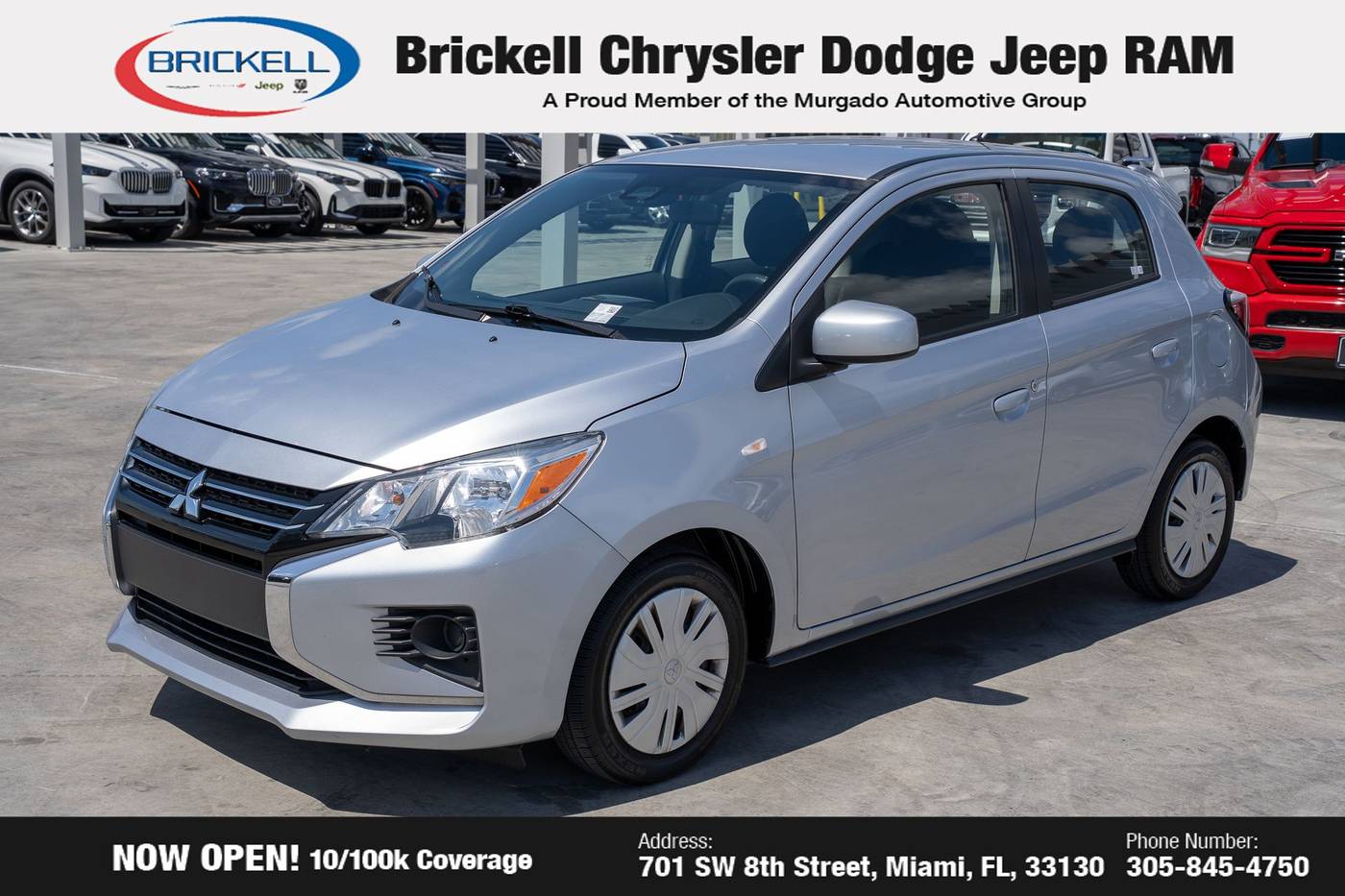 2022 Mitsubishi Mirage ES — Hatchback — 55,809 mi — Miami, FL