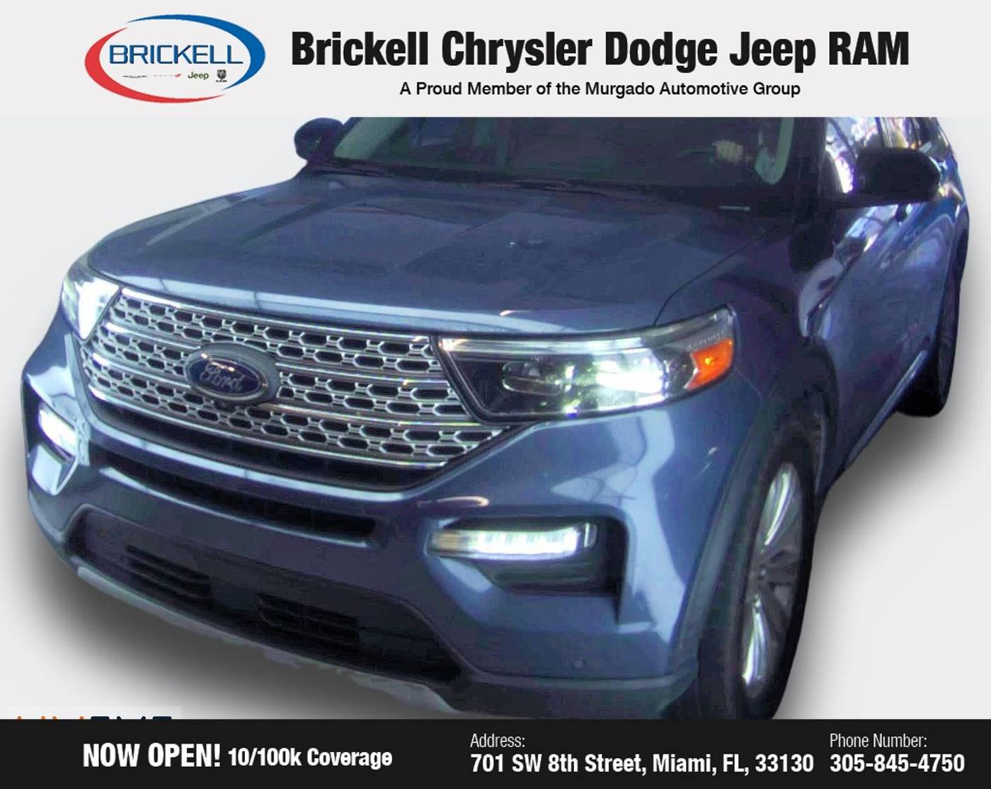 2021 Ford Explorer Limited — SUV — 68,179 mi — Miami, FL