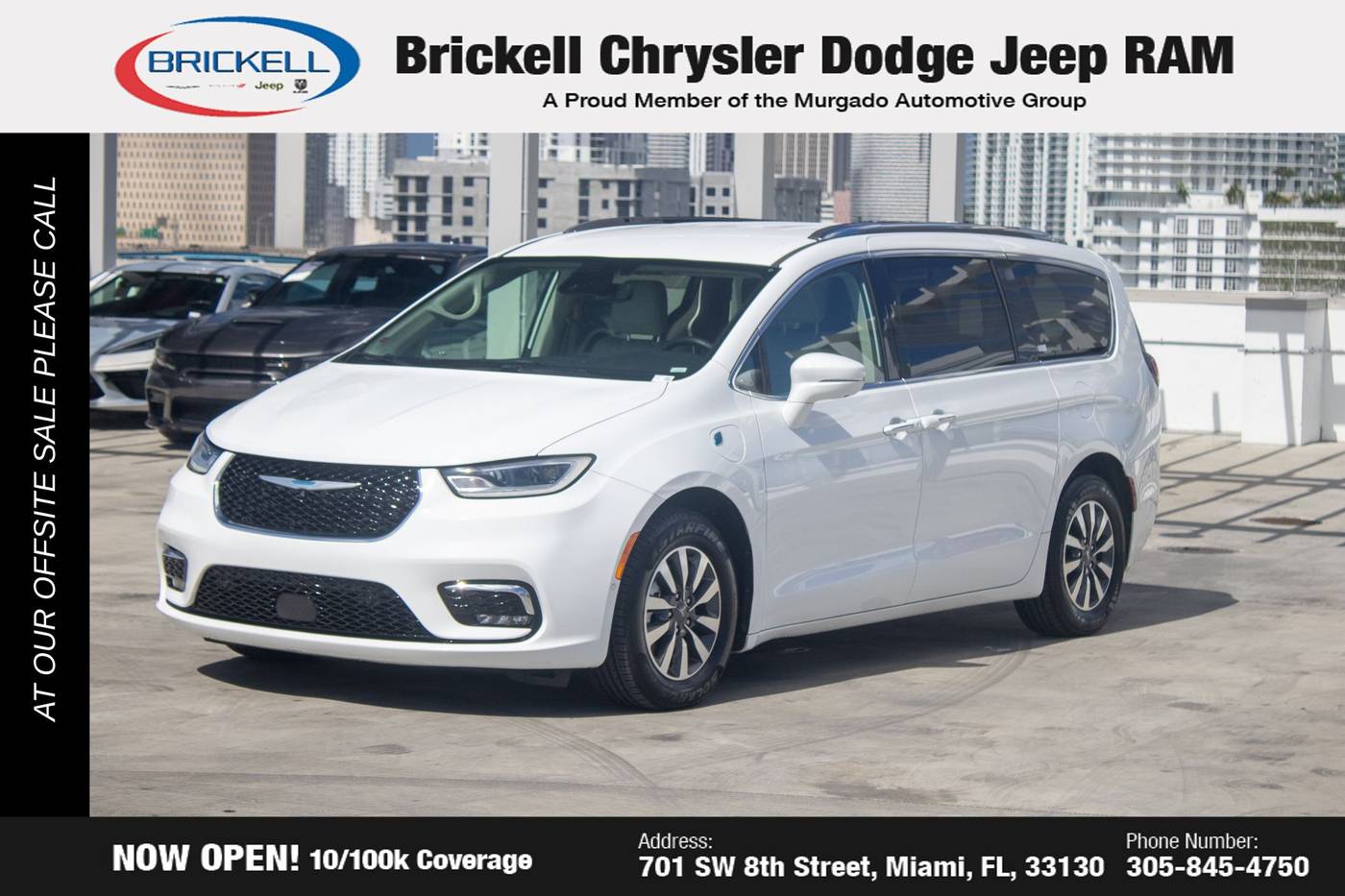 2021 Chrysler Pacifica Hybrid Touring L — Minivan — 73,610 mi — Miami, FL