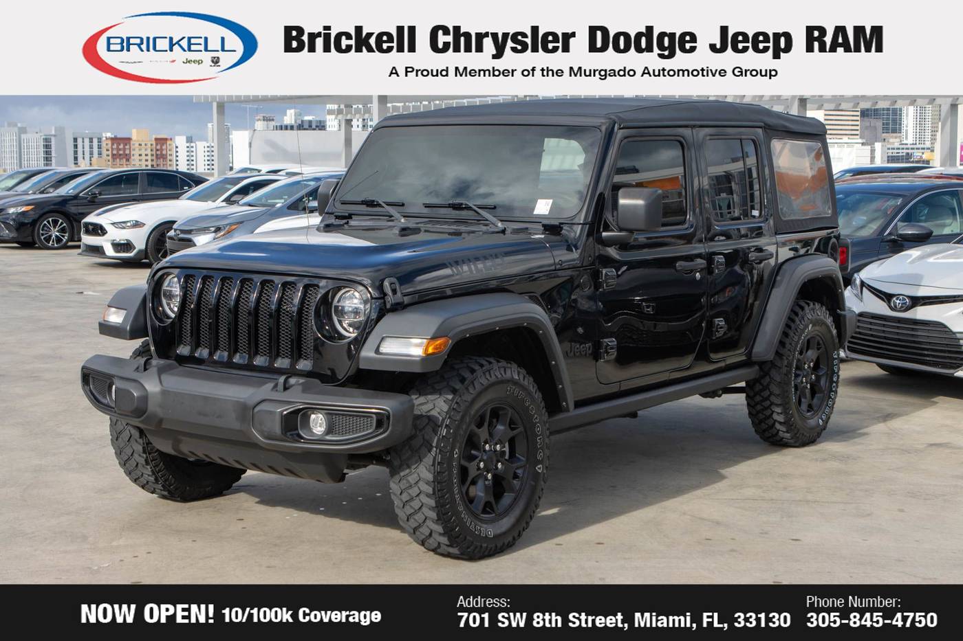 2022 Jeep Wrangler Willys — SUV — 37,050 mi — Miami, FL