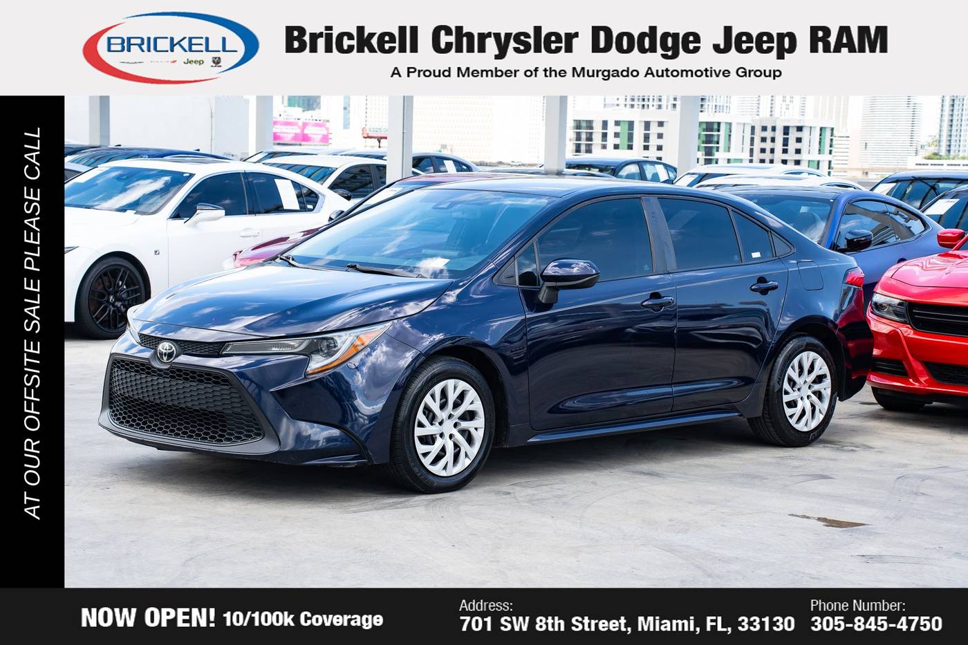 2022 Toyota Corolla LE — Sedan — 90,428 mi — Miami, FL