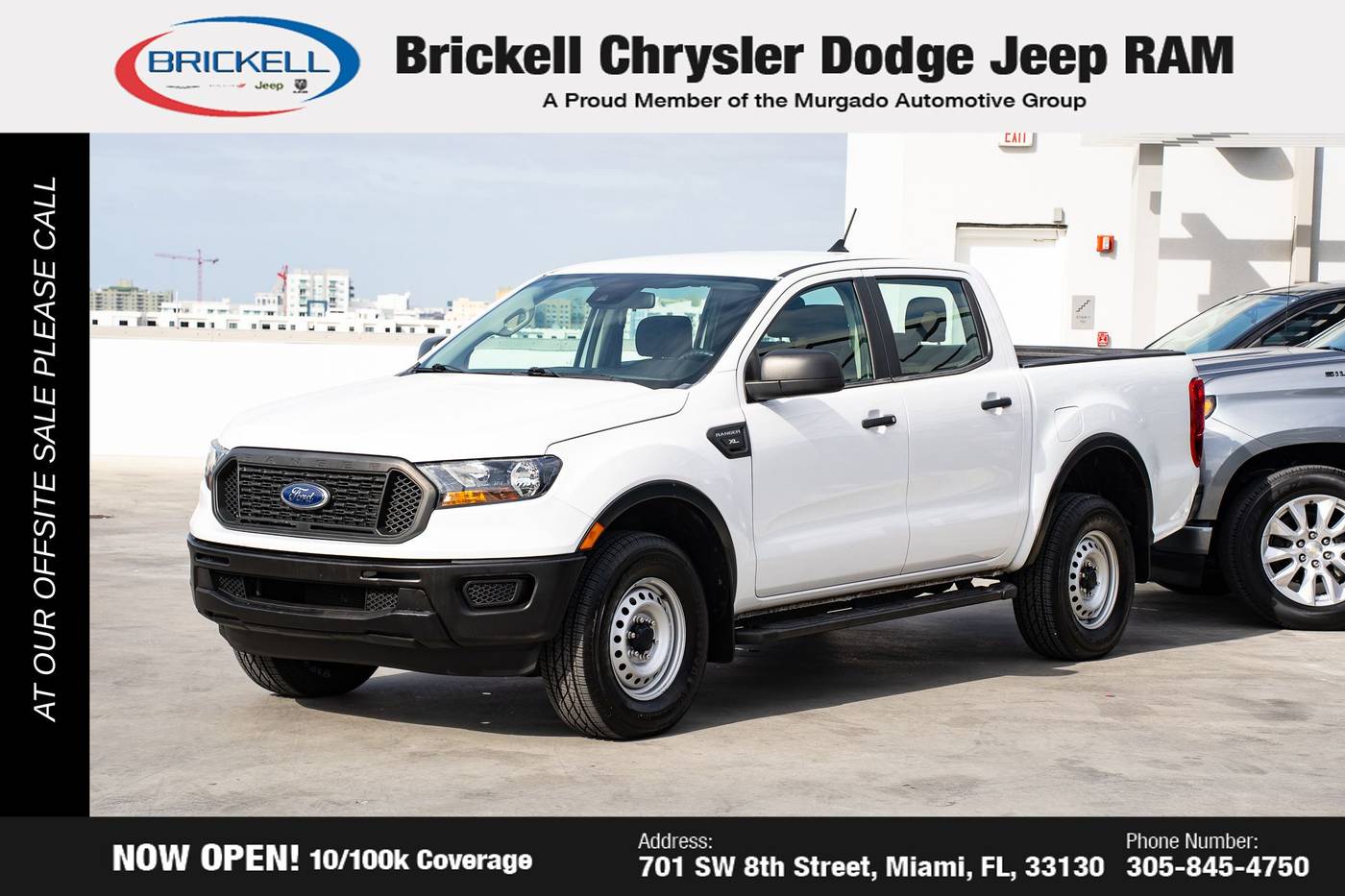 2019 Ford Ranger XL — Pickup Truck — 26,847 mi — Miami, FL