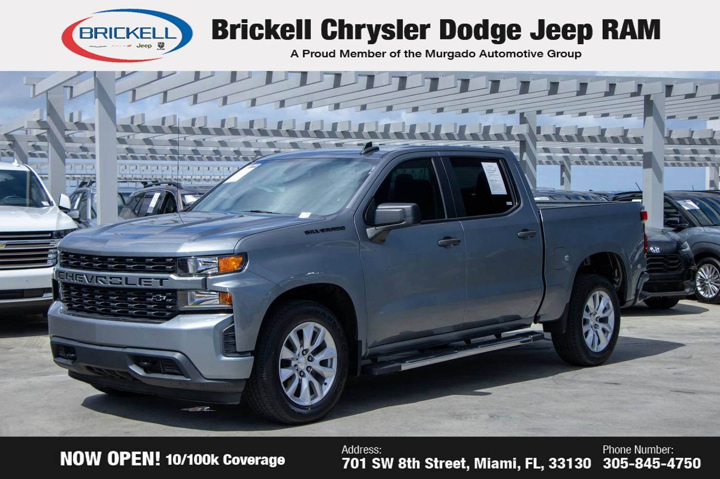 2021 Chevrolet Silverado 1500 Custom — Pickup Truck — 102,023 mi — Miami, FL