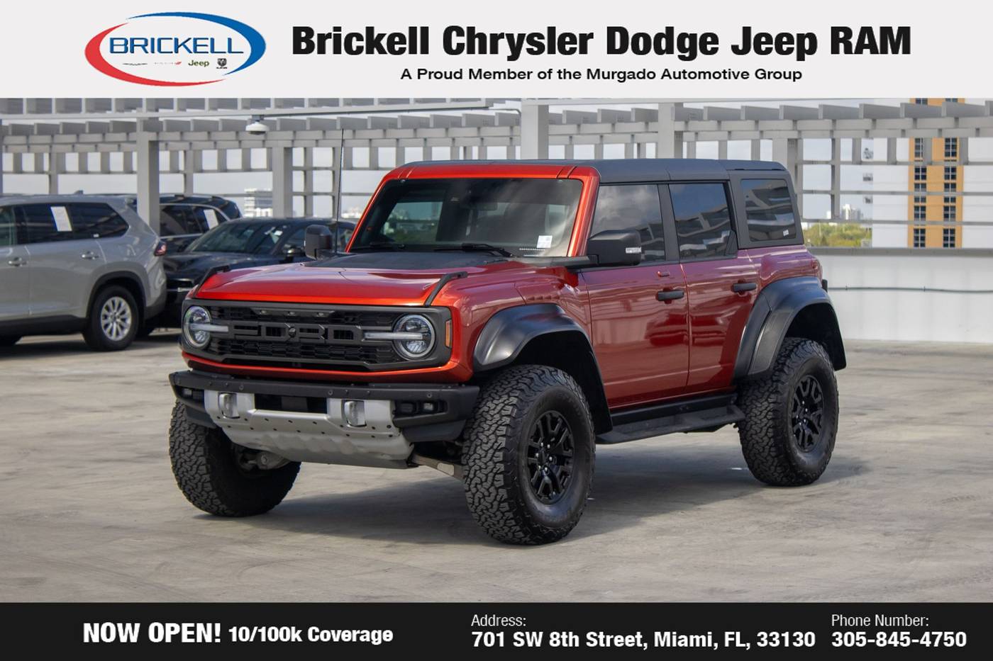 2023 Ford Bronco Raptor — SUV — 7,999 mi — Miami, FL