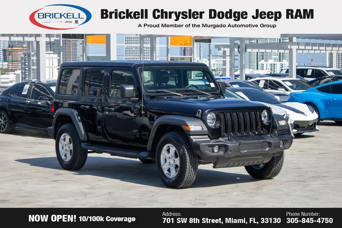 2021 Jeep Wrangler Sport S — SUV — 42,267 mi — Miami, FL