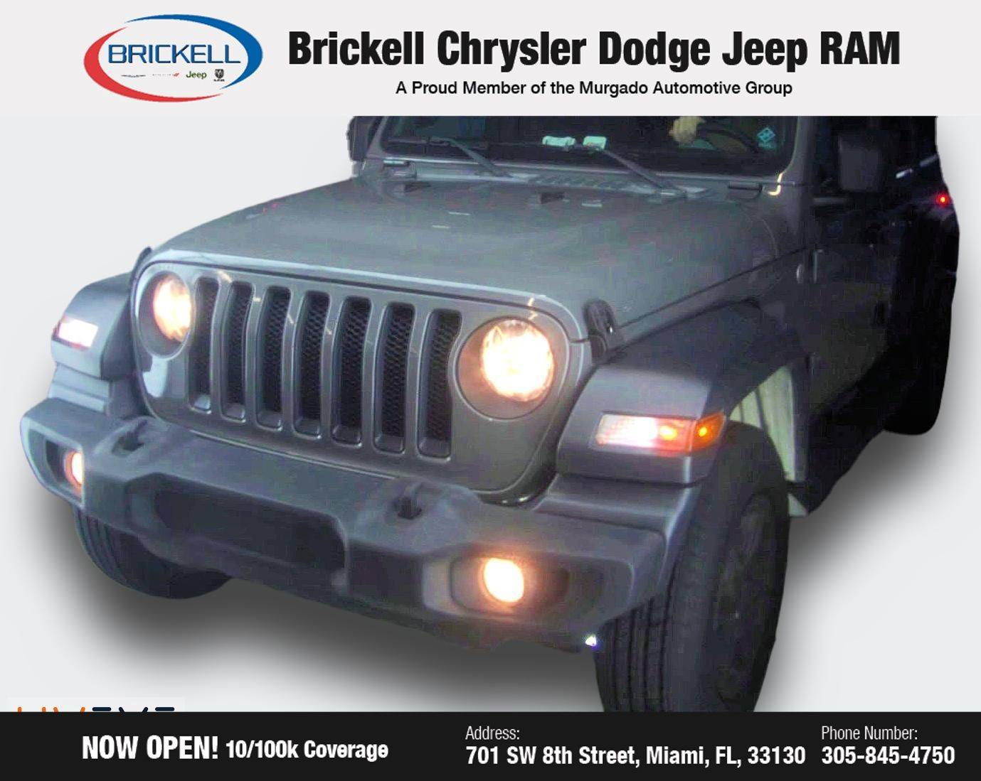 2020 Jeep Wrangler Sport S — SUV — 97,423 mi — Miami, FL