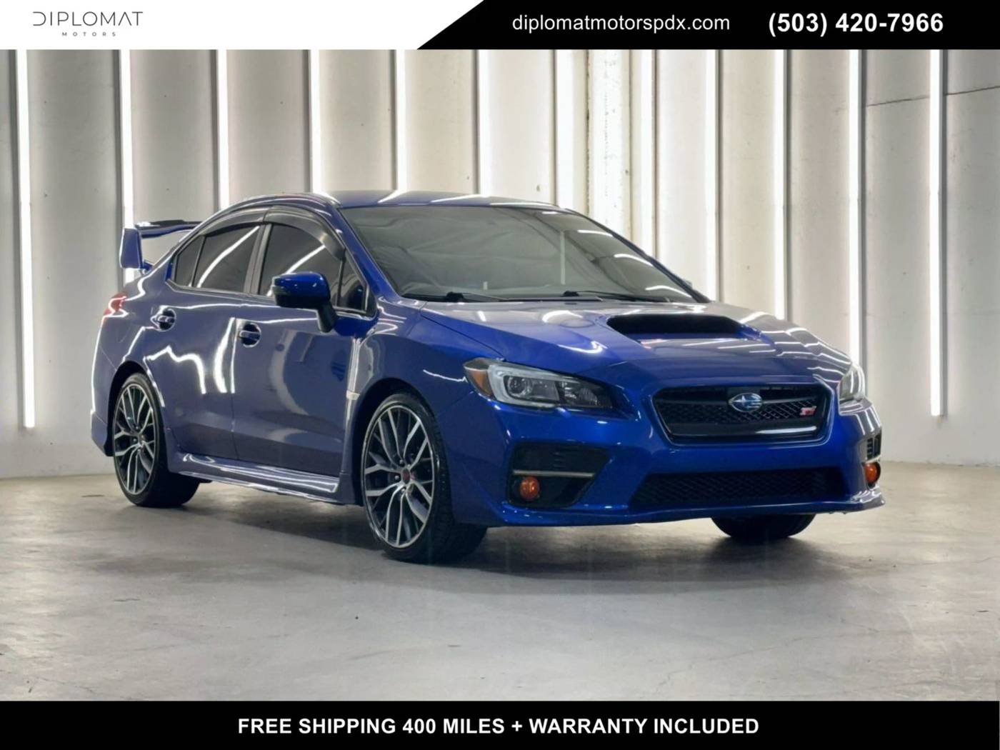 2017 Subaru WRX STI — Sedan — 53,557 mi — Portland, OR