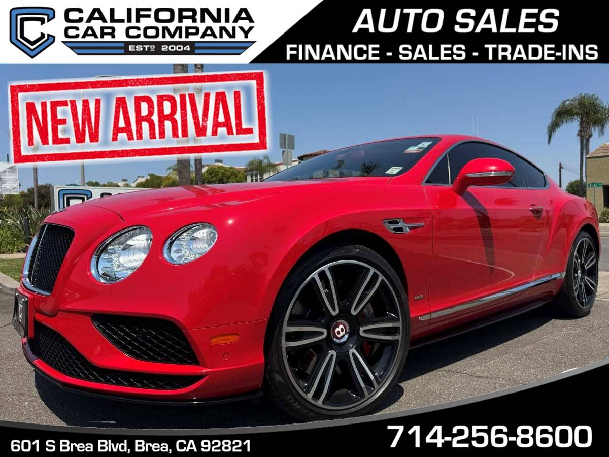 2016 Bentley Continental GT V8 S — Coupe — 44,211 mi — Brea, CA