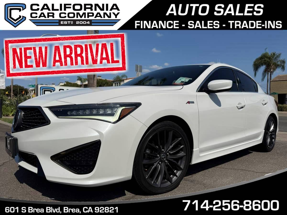 2019 Acura ILX Premium/A-Spec Package — Sedan — 21,872 mi — Brea, CA