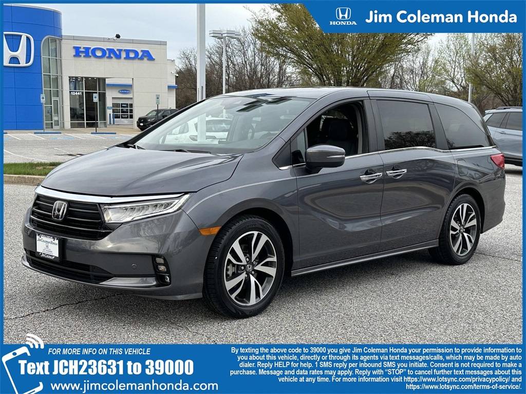 2021 Honda Odyssey Touring — Minivan — 106,788 mi — Clarksville, MD