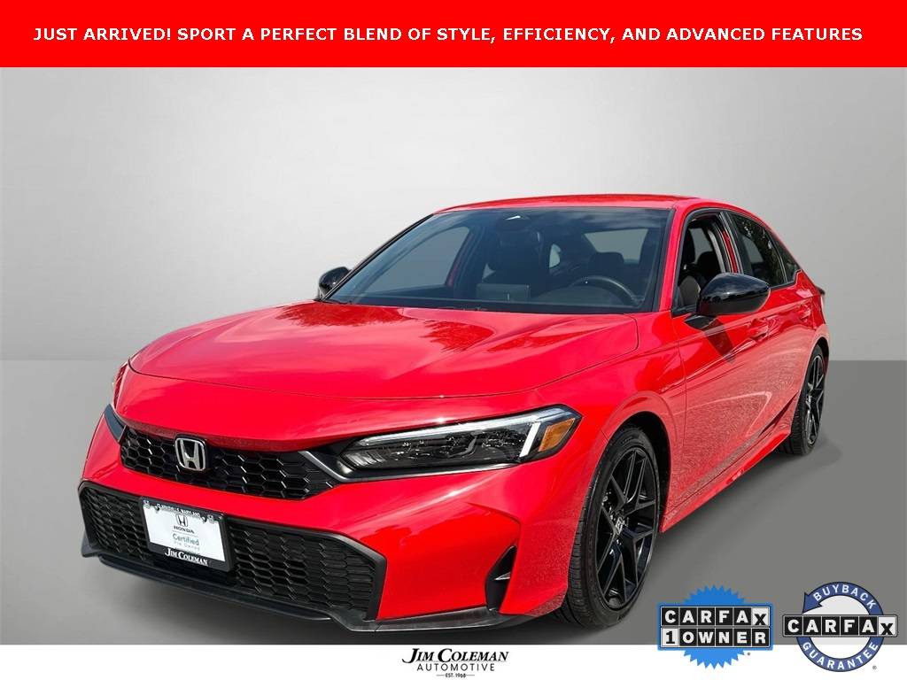 2025 Honda Civic Sport — Sedan — 11,250 mi — Clarksville, MD