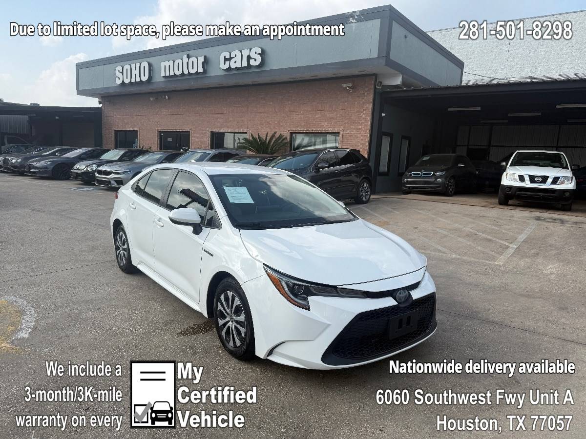 2020 Toyota Corolla Hybrid LE — Sedan — 47,579 mi — Houston, TX