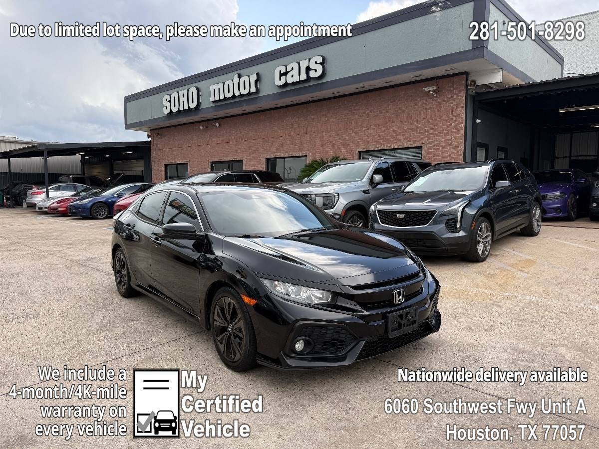 2017 Honda Civic EX — Hatchback — 71,668 mi — Houston, TX