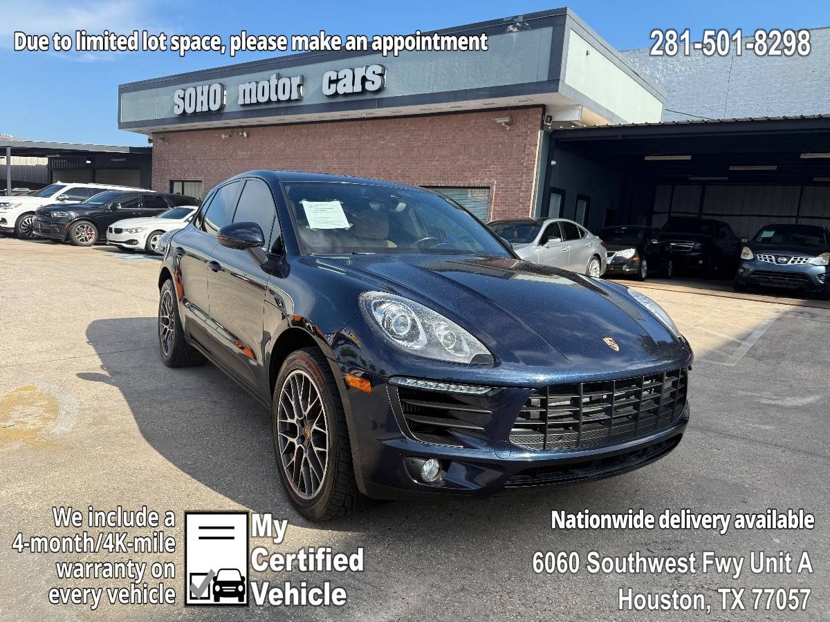 2017 Porsche Macan S — SUV — 77,686 mi — Houston, TX