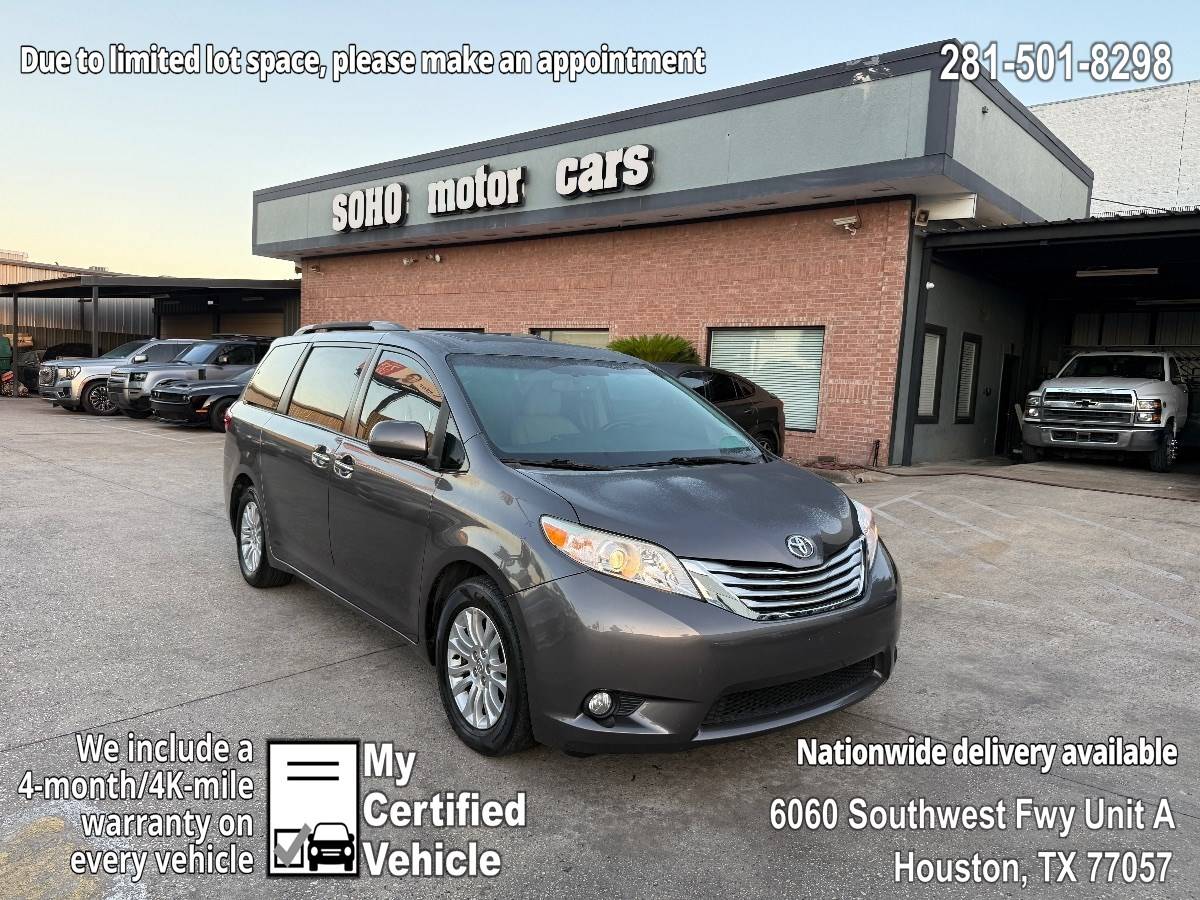 2015 Toyota Sienna XLE Premium — Minivan — 67,986 mi — Houston, TX
