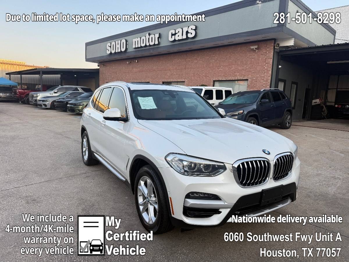 2021 BMW X3 30i — SUV — 77,831 mi — Houston, TX