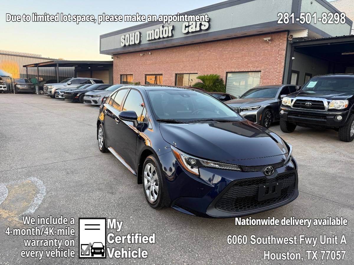 2022 Toyota Corolla LE — Sedan — 13,107 mi — Houston, TX