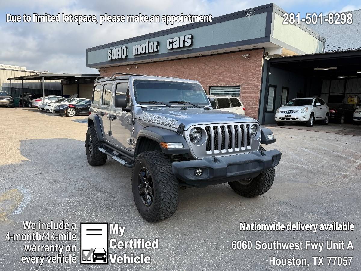 2020 Jeep Wrangler Sport S — SUV — 81,557 mi — Houston, TX