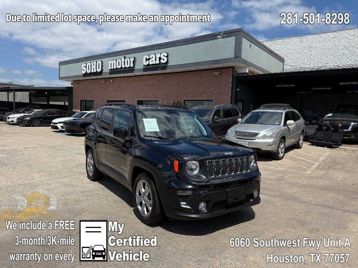 2019 Jeep Renegade Latitude — SUV — 62,669 mi — Houston, TX