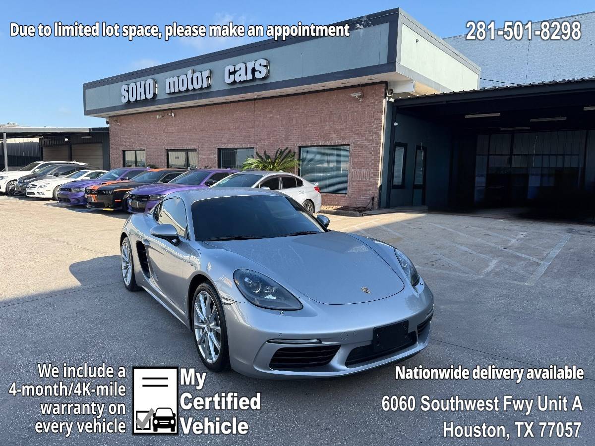2018 Porsche 718 Cayman Cayman — Coupe — 34,679 mi — Houston, TX