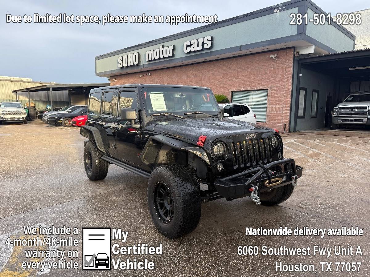 2014 Jeep Wrangler Rubicon X — SUV — 132,016 mi — Houston, TX