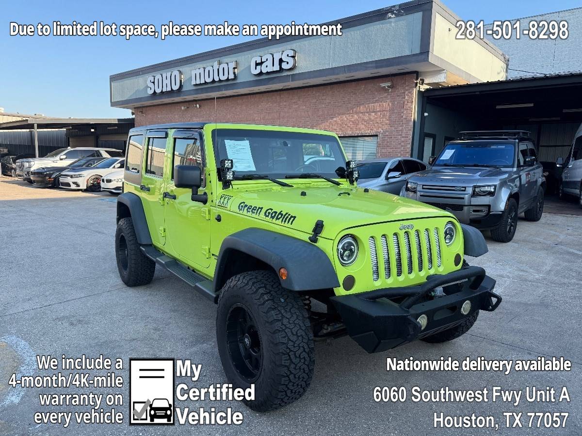 2016 Jeep Wrangler Rubicon — SUV — 109,692 mi — Houston, TX