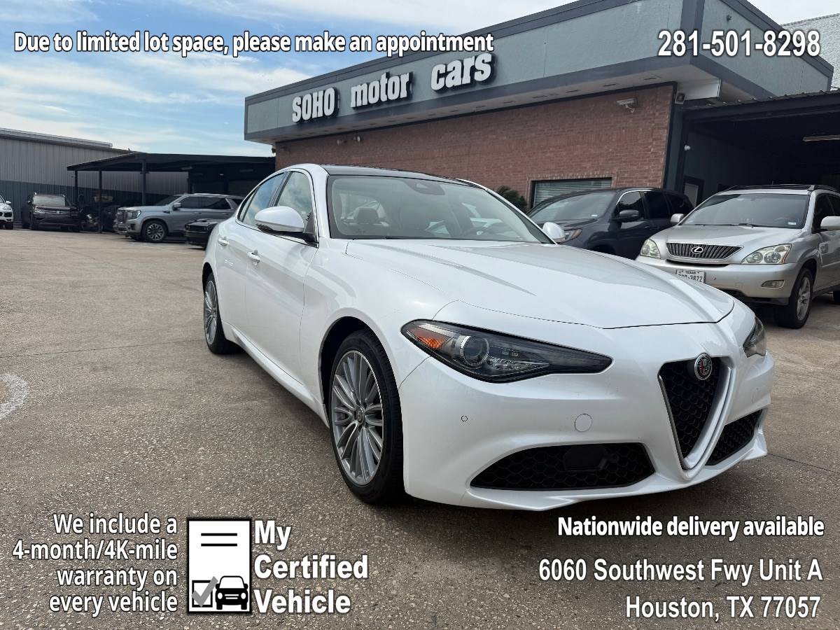 2018 Alfa Romeo Giulia Ti Lusso — Sedan — 62,525 mi — Houston, TX