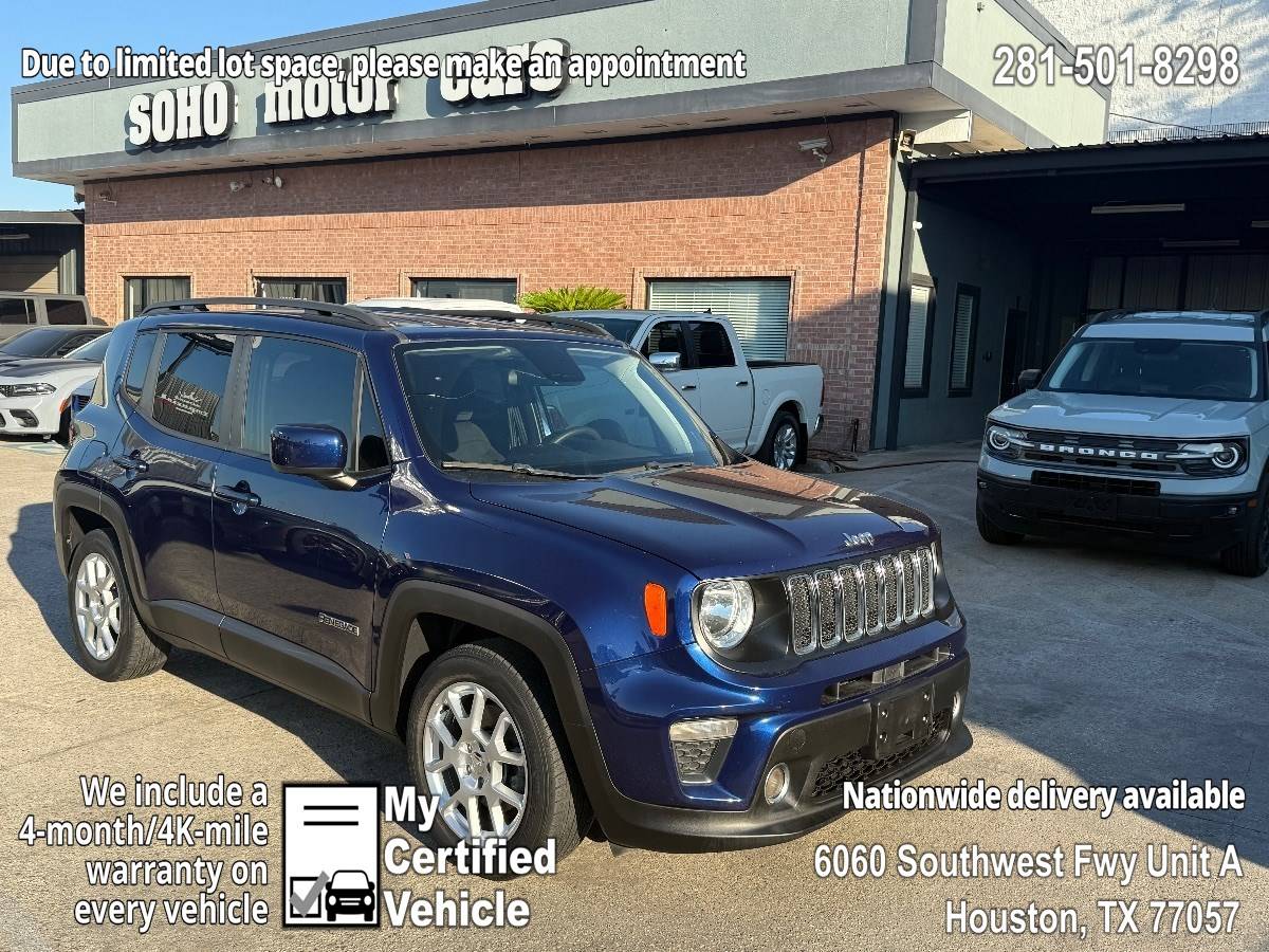 2020 Jeep Renegade Latitude — SUV — 76,025 mi — Houston, TX