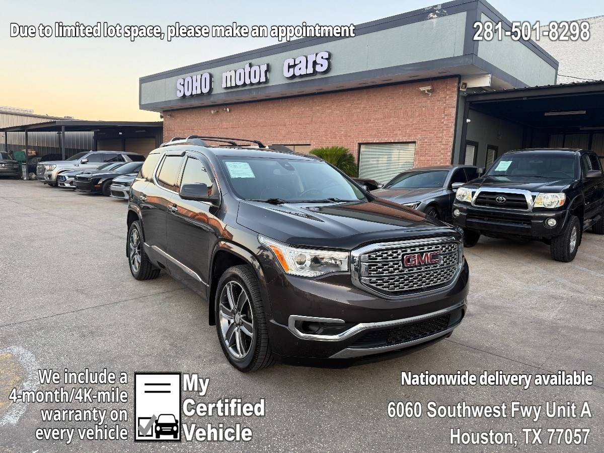 2019 GMC Acadia Denali — SUV — 75,620 mi — Houston, TX