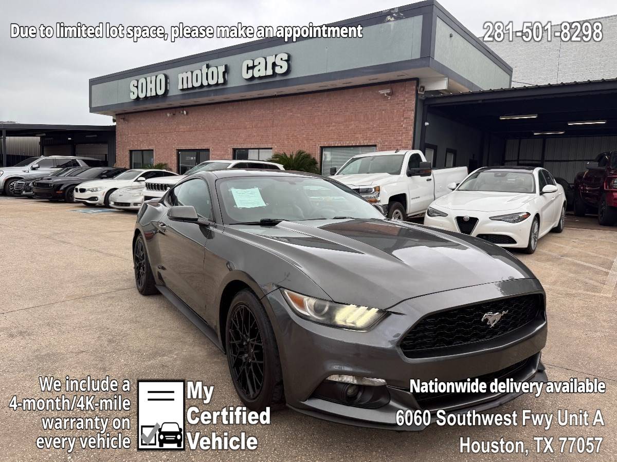 2017 Ford Mustang EcoBoost Premium — Coupe — 89,542 mi — Houston, TX