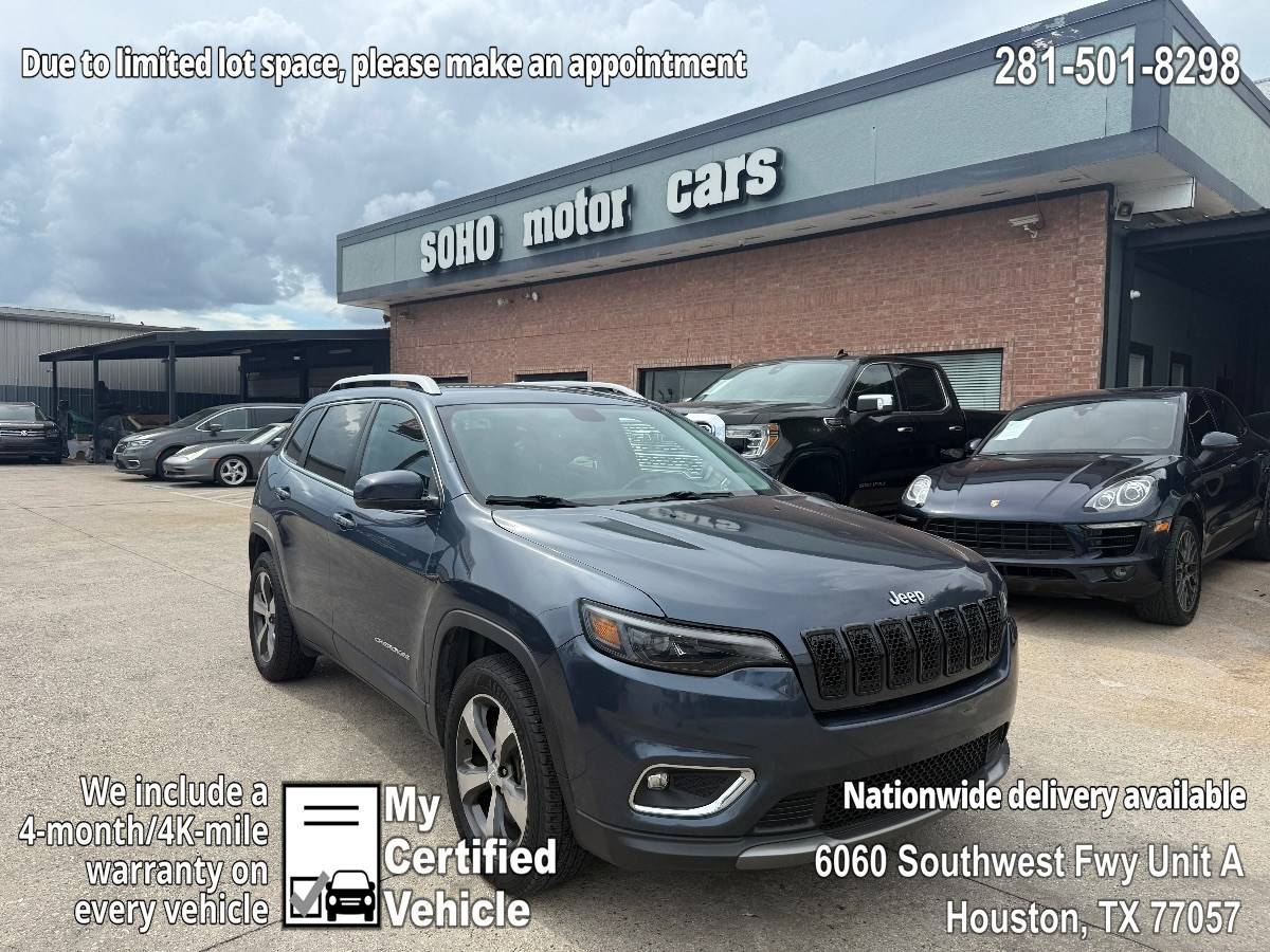 2020 Jeep Cherokee Limited — SUV — 40,543 mi — Houston, TX