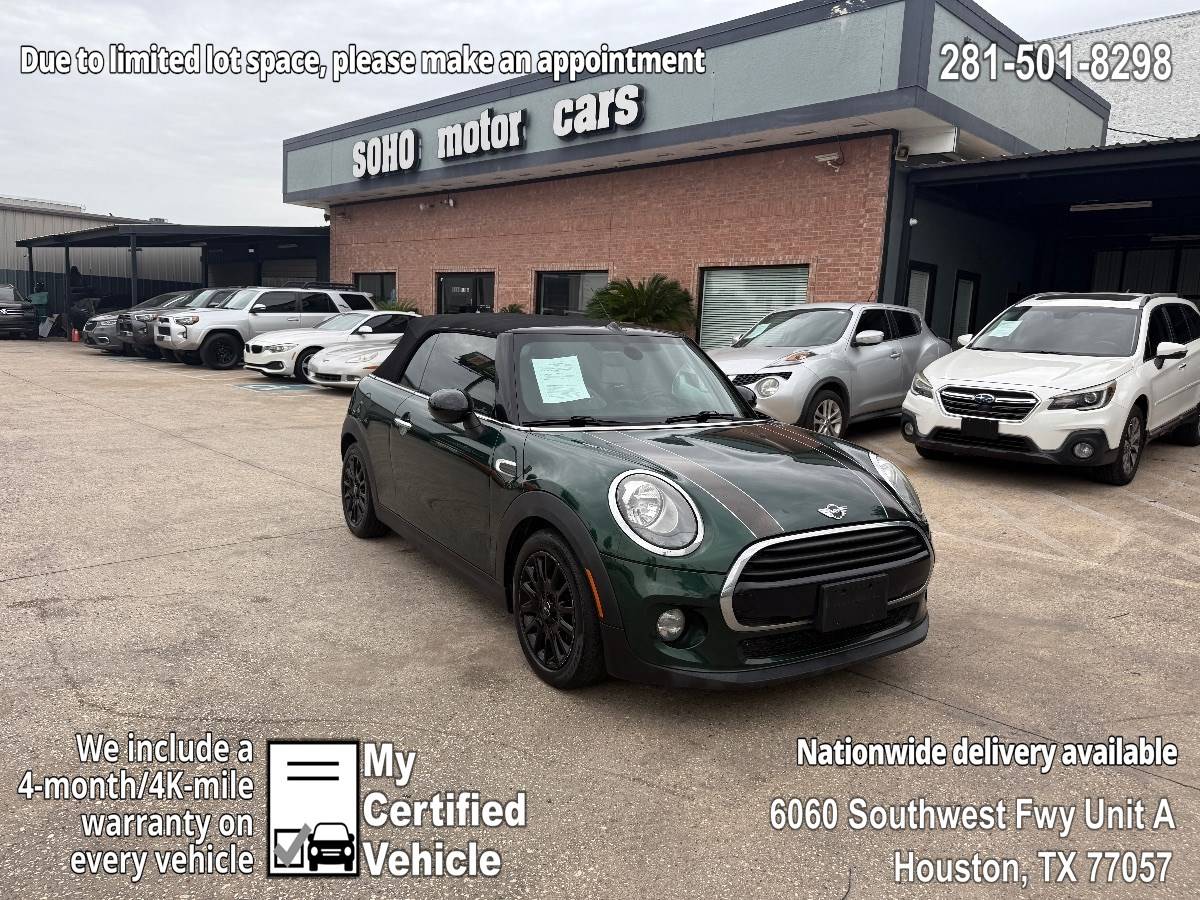 2017 MINI Convertible Cooper — Convertible — 67,512 mi — Houston, TX