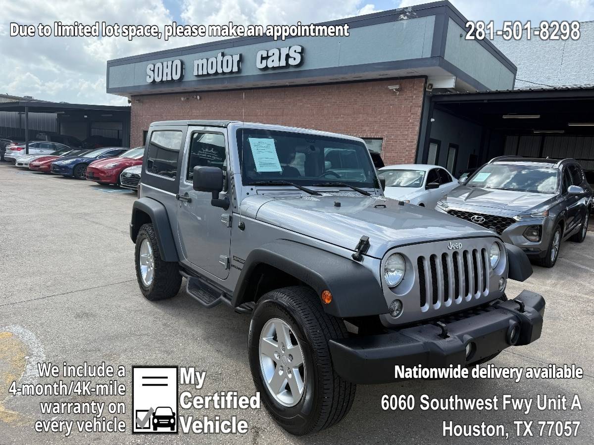 2014 Jeep Wrangler Sport — SUV — 60,372 mi — Houston, TX