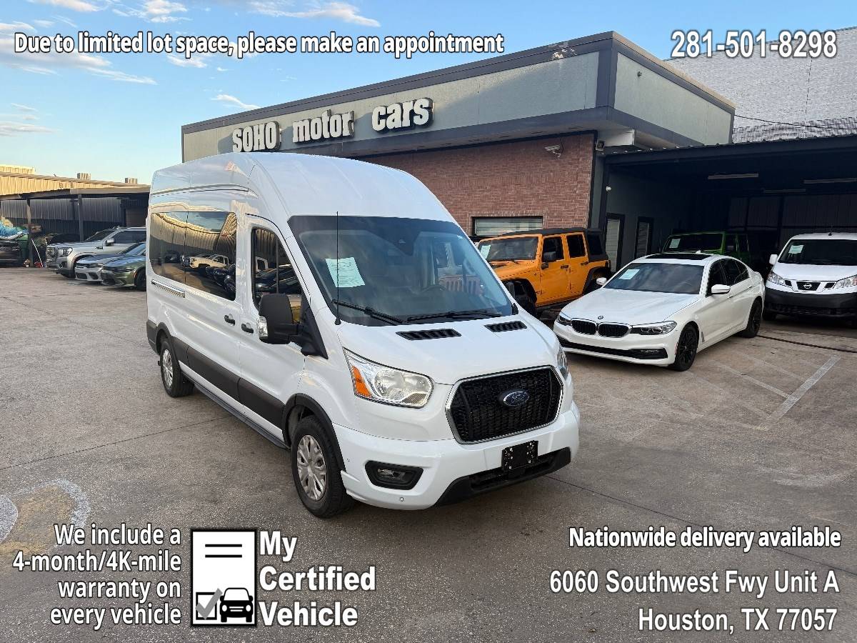 2022 Ford Transit Passenger Wagon T-350 XLT — Passenger Van — 61,216 mi — Houston, TX