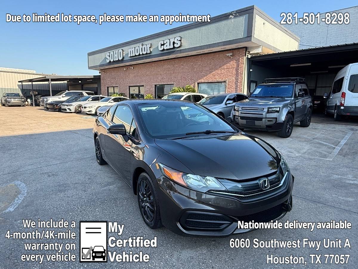 2014 Honda Civic LX — Coupe — 72,300 mi — Houston, TX