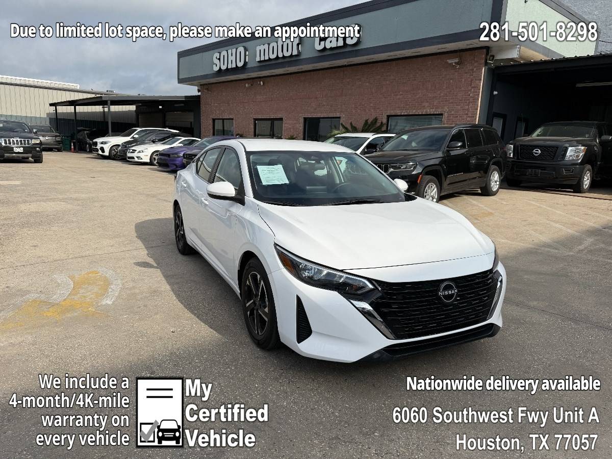 2024 Nissan Sentra SV — Sedan — 25,791 mi — Houston, TX