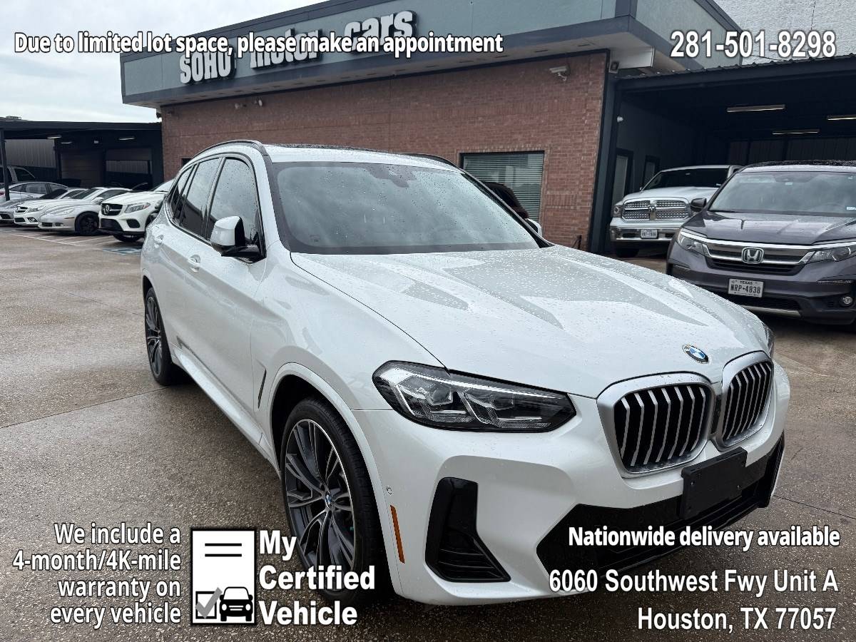2024 BMW X3 30i — SUV — 21,855 mi — Houston, TX