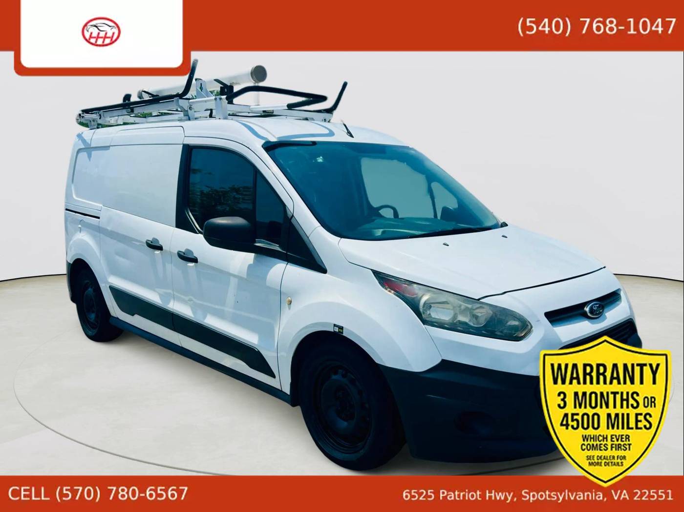 2015 Ford Transit Connect Van XL — Cargo Van — 84,240 mi — Spotsylvania Courthouse, VA