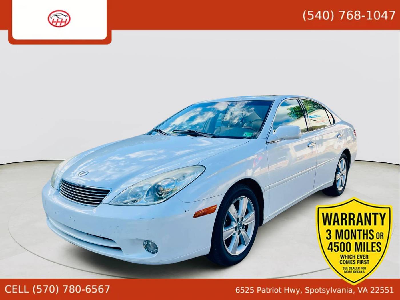 2005 Lexus ES ES 330 — Sedan — 109,196 mi — Spotsylvania Courthouse, VA